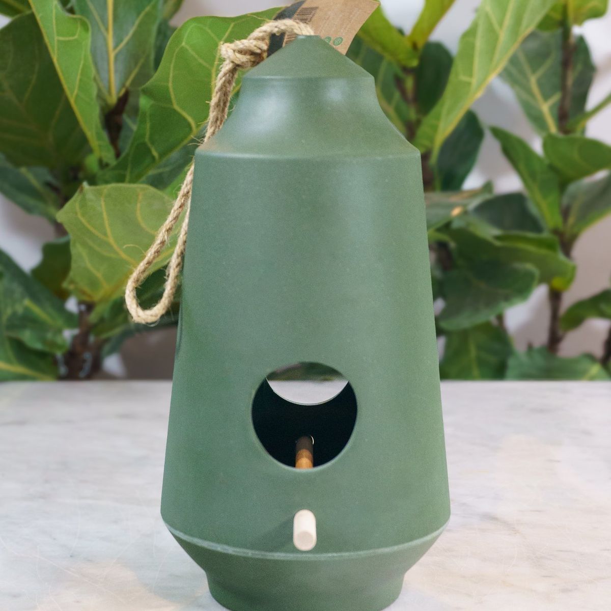 GENERICO - Casa Nido para Pájaros Rectángulo Ecológica Plantme