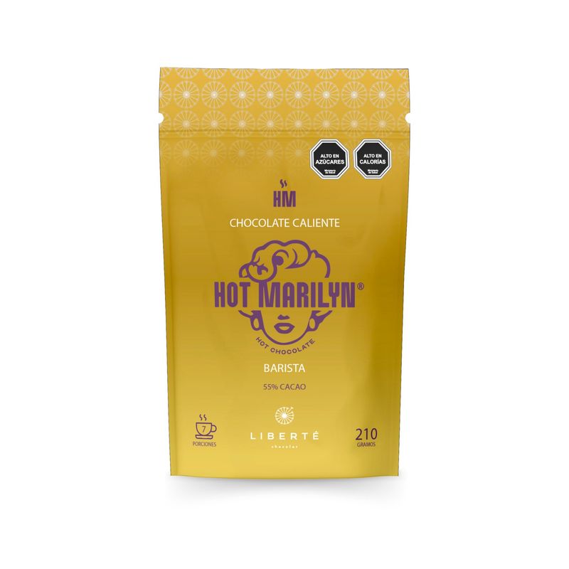 LIBERTE - Chocolate Caliente Hot Marilyn Barista Doypack de 210 gramos