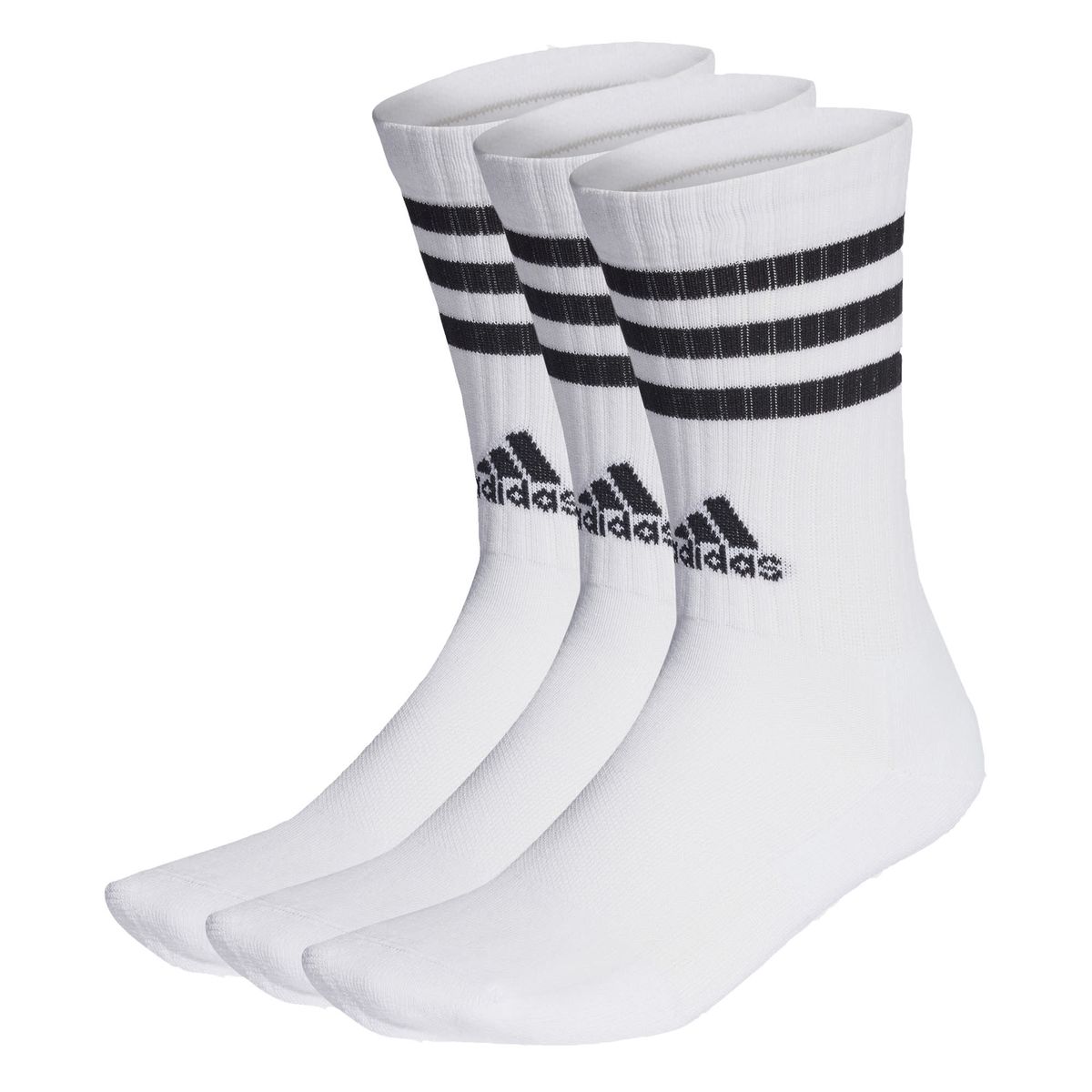 ADIDAS - Calcetines a Media Pantorrilla Acolchados 3 Tiras 3 Pares
