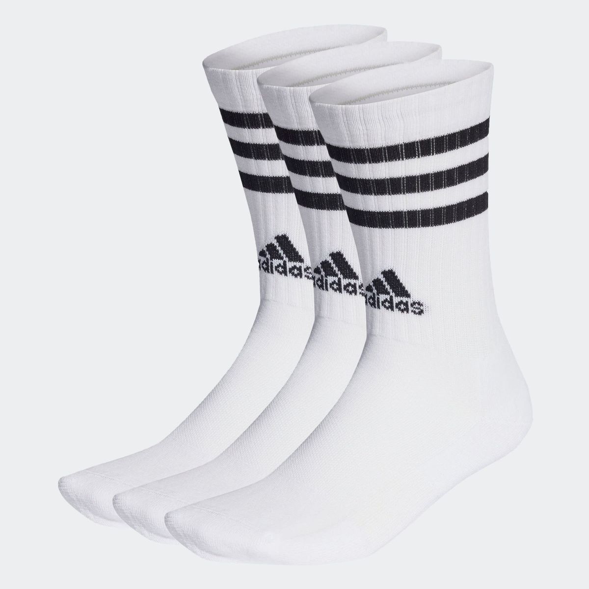 ADIDAS - Calcetines a Media Pantorrilla Acolchados 3 Tiras 3 Pares