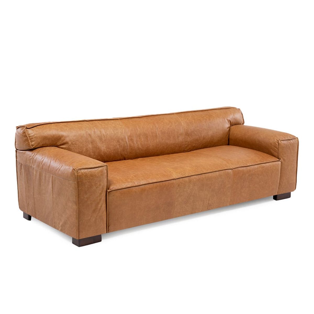 THE POPULAR DESIGN - SOFA 3C AYME CUERO CAFE
