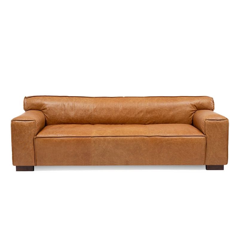THE POPULAR DESIGN - SOFA 3C AYME CUERO CAFE