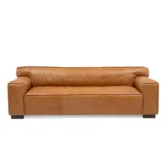 THE POPULAR DESIGN - SOFA 3C AYME CUERO CAFE