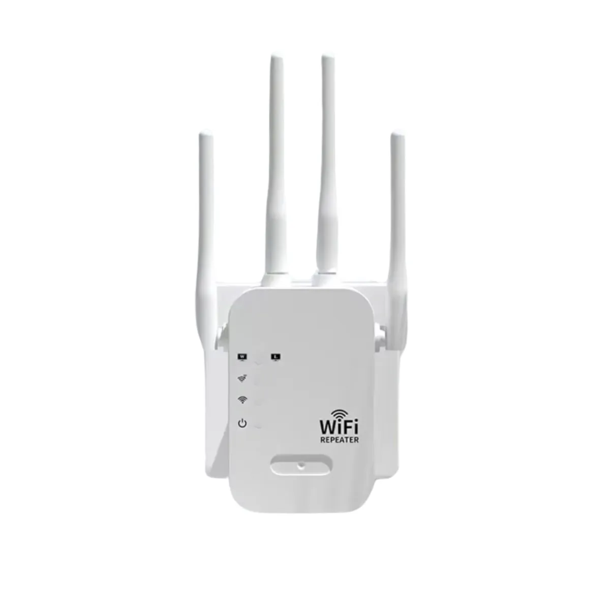 GENERICO - Repetidor Amplificador de Señal Wi-Fi  de 4 antenas de 2,4ghz 1200 mbps