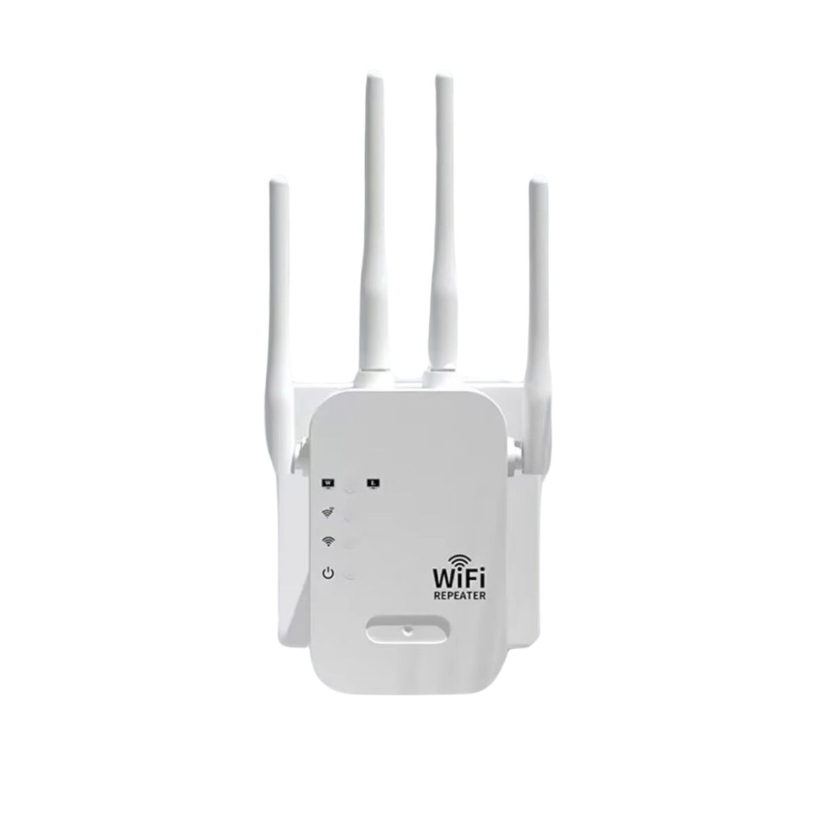 GENERICO - Repetidor Amplificador de Señal Wi-Fi  de 4 antenas de 2,4ghz 1200 mbps