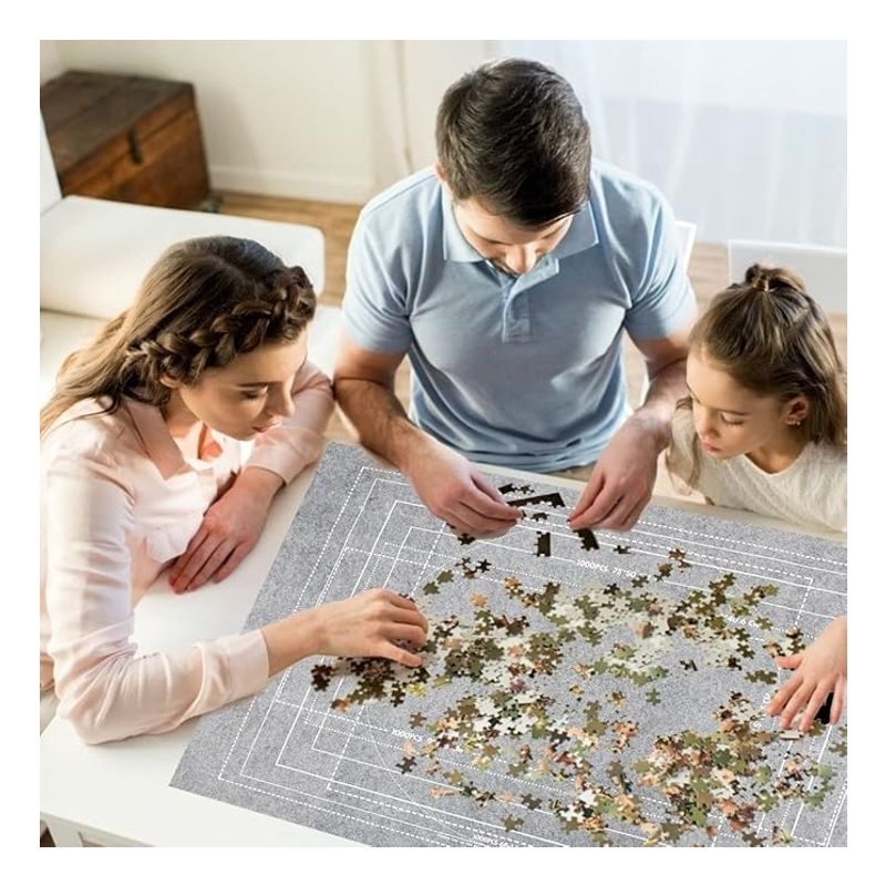 GENERICO - Mat Puzzles 1500 Piezas Manta Almacenamiento Rompecabezas