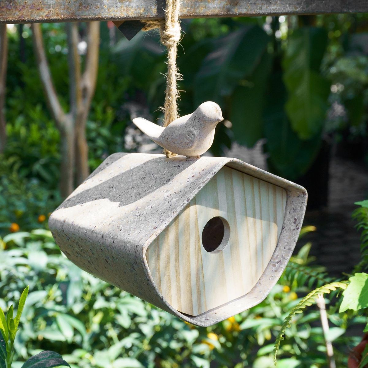 GENERICO - Casa Nido para Pájaros Clásica Ecológica Plantme