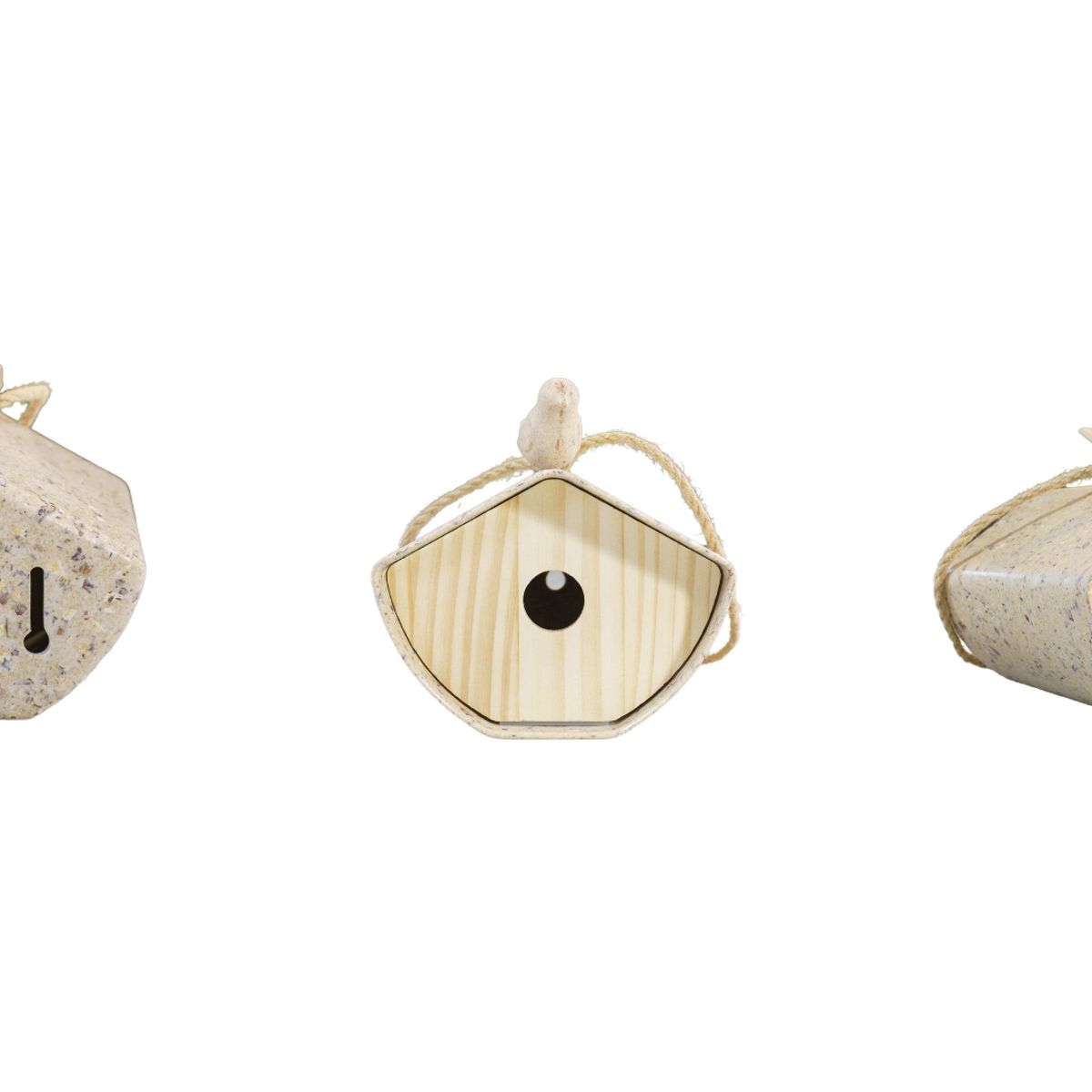 GENERICO - Casa Nido para Pájaros Clásica Ecológica Plantme