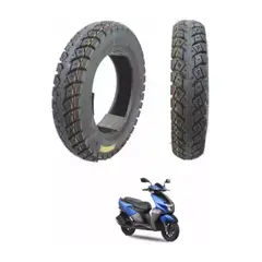 GENERICO - Neumático 350-10 Tubular+válvula Para Moto Scooter