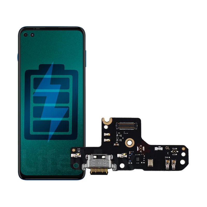 GENERICO - Flex de Carga Compatible con Motorola Moto G9 Plus Tipo C
