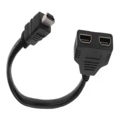 GENERICO - Salidas Adaptador De Cable Hdmi Macho A 2 Hdmi Hembra 1 En 2