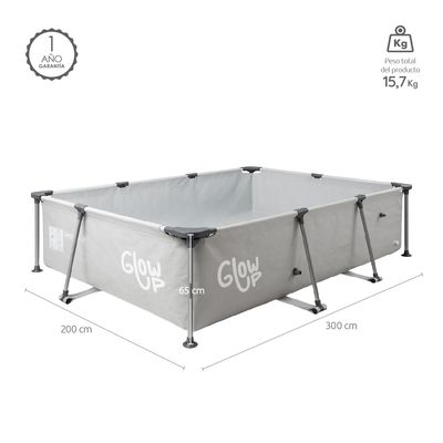 Imagen 2 del producto Piscina Estructural 3700 Litros Rectangular 2x3mts