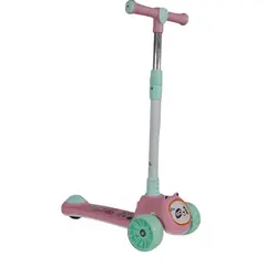 GENERICO - Scooter Monopatín Niños Panda Rosado