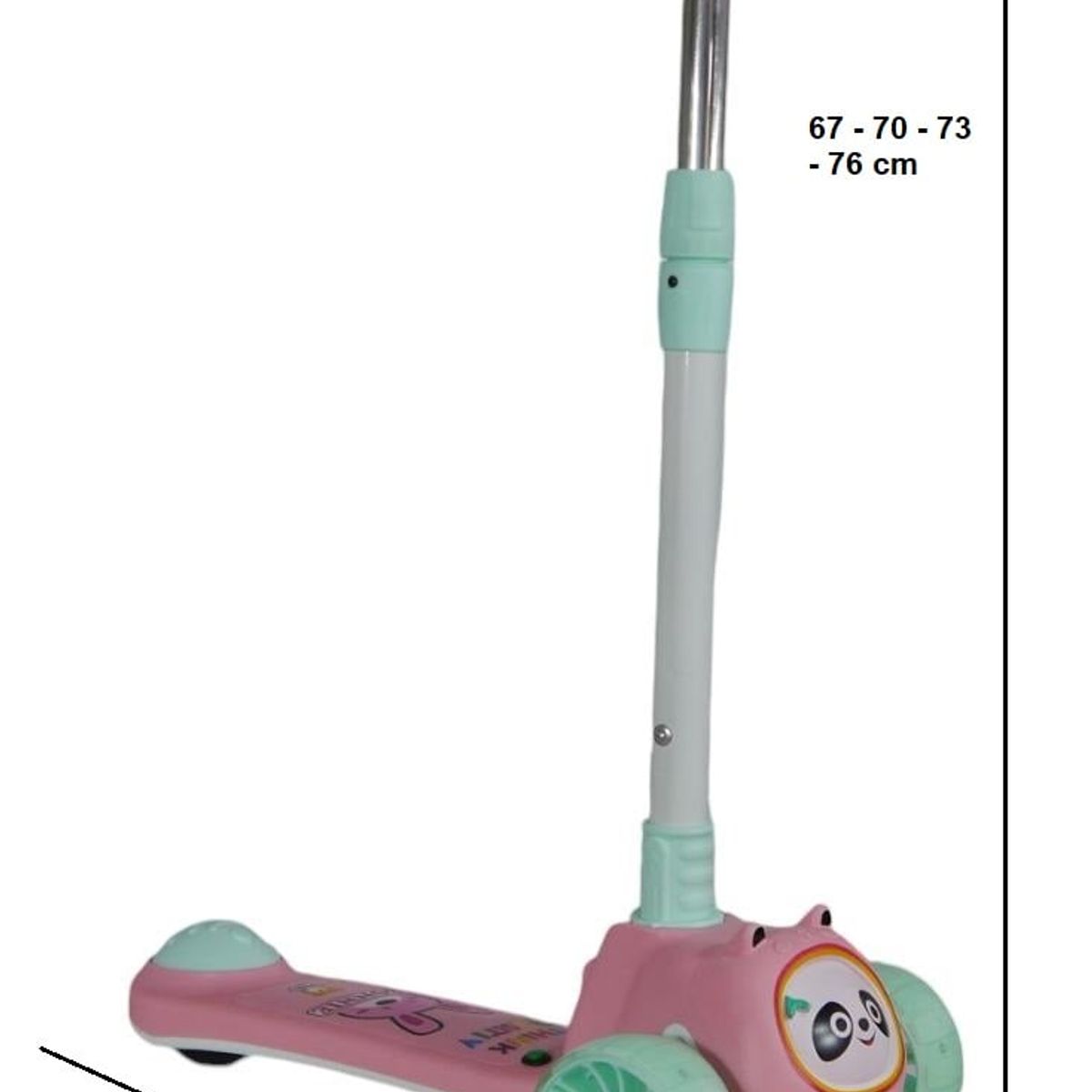 GENERICO - Monopatín Niños Panda Rosado