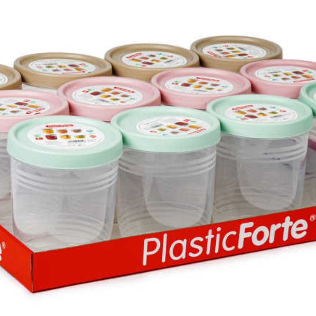 OEM - Contenedor Plastico Con Tapa 1 Litro