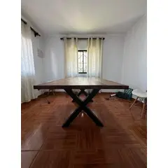 GENERICO - Mesa de Roble Pellín - Base X 180x90