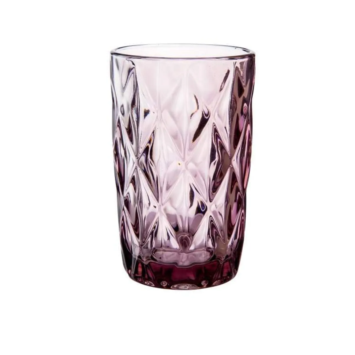 ALLEGRA - Vaso alto 370 cc Diamonds Morado