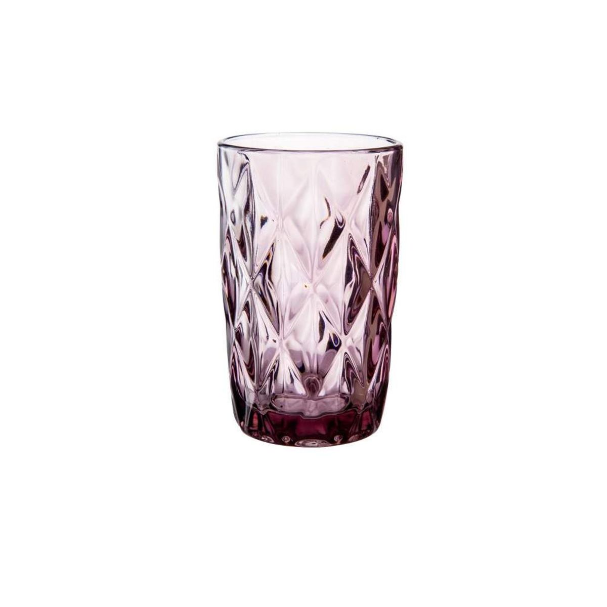 ALLEGRA - Vaso alto 370 cc Diamonds Morado