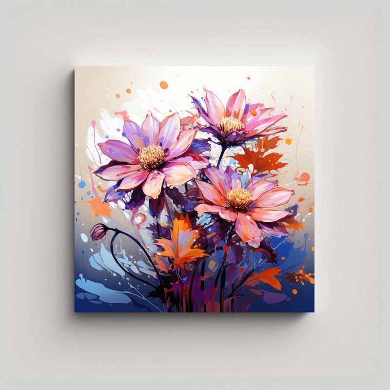 GENERICO - Cuadro Conceptual Belleza Aromática De 80x80 Cm