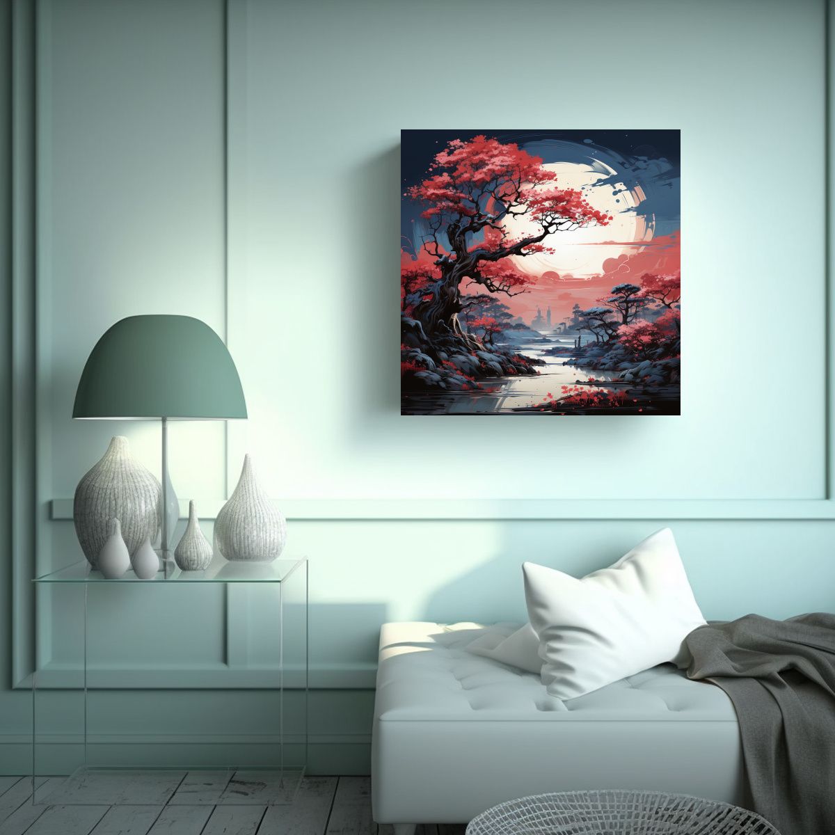 GENERICO - Pinturas Decorativas De Ambiente Neonoir Del Arte 70x70 Cm