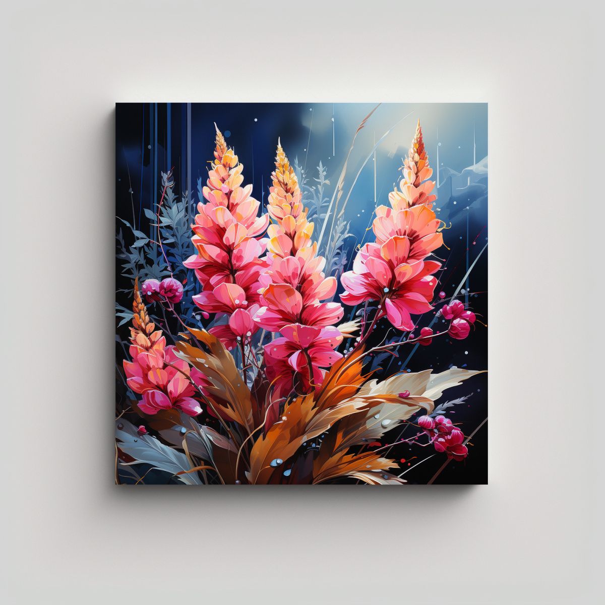 GENERICO - Pintura De Composición De Arte Con Reflejo De 50x50 Cm