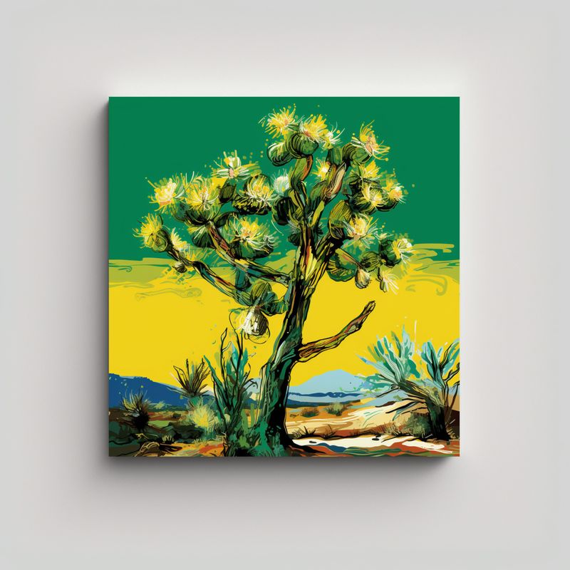 GENERICO - Pintura Decorativa Moderna De Escena En Canva 50x50 Cm
