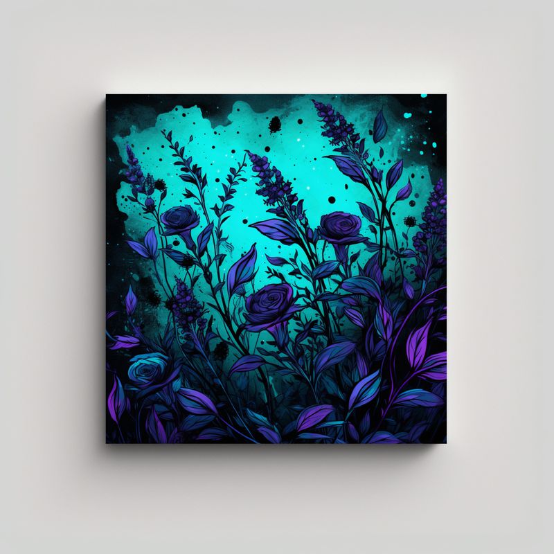 GENERICO - Pinturas Decorativas Lineales Modernas De 70x70 Cm