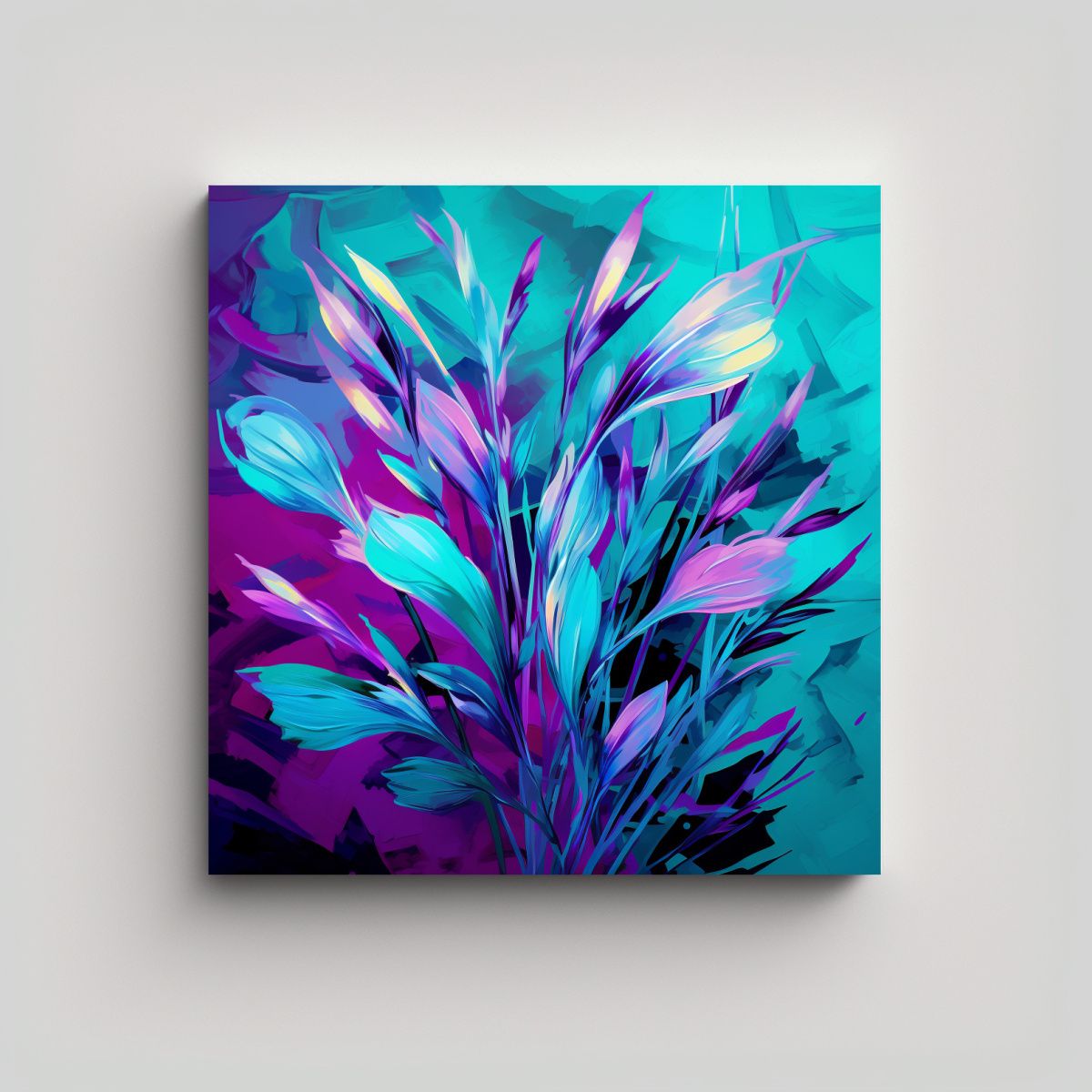 GENERICO - Pintura Surrealista De Lienzo De Alta Calidad De 50x50 Cm