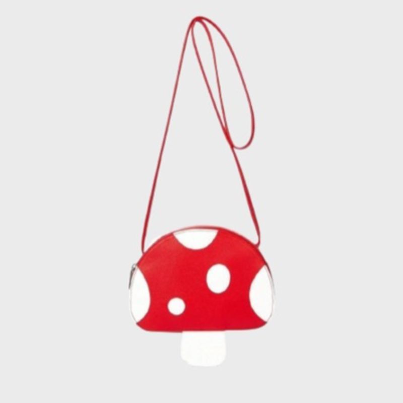 GENERICO - Cartera diseño de hongo estilo bandolera mujer