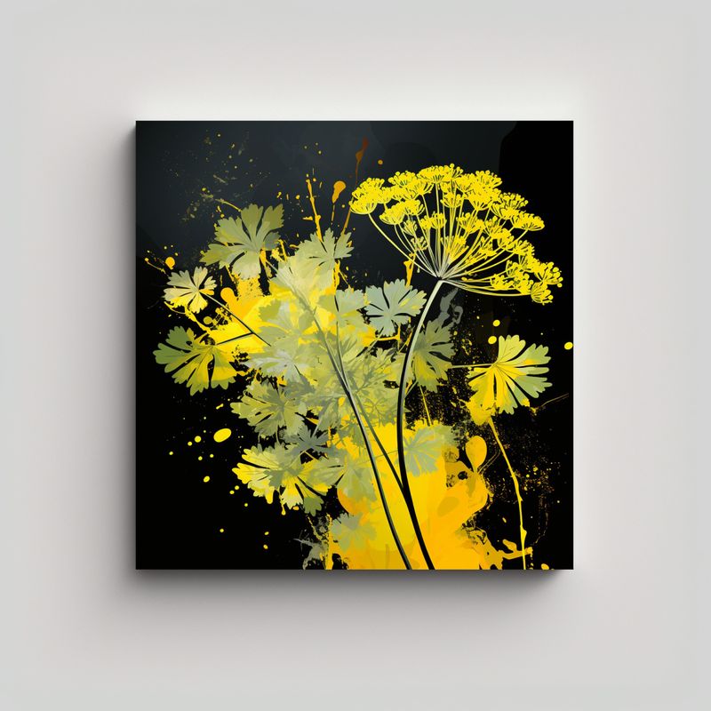 GENERICO - Pintura De Decoración De Arte Inspiradora De 90x90 Cm