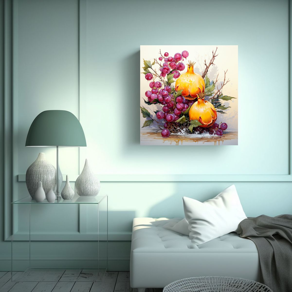 GENERICO - Cuadro Decorativo De Composición Cálida Y 60x60 Cm