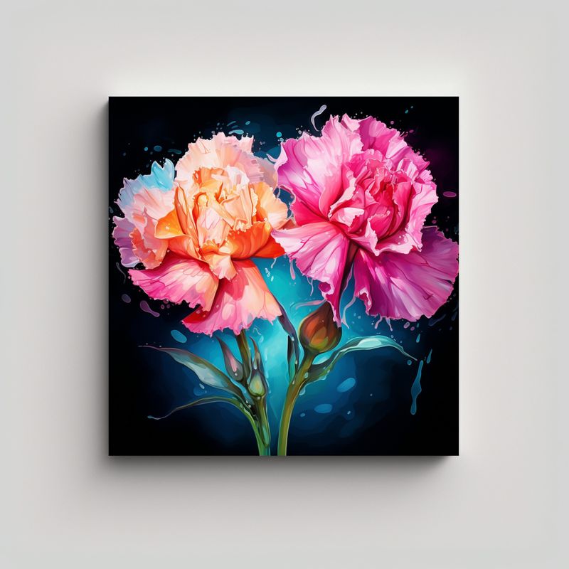 GENERICO - Cuadro De Tela Decorativo Con Clave De Similitud: 80x80 Cm
