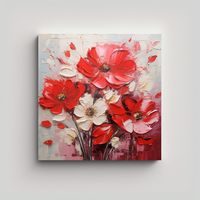 Arte En Lienzo Estilo R Con Impresión De 80x80 Cm