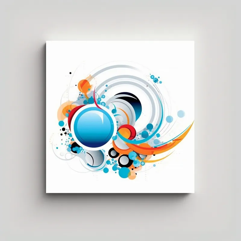 GENERICO - Lienzo De Tela En Movimiento Para Interiores 90x90 Cm