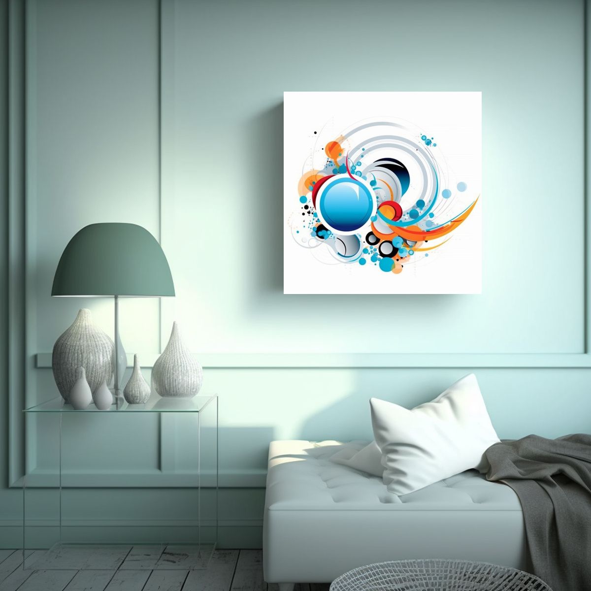 GENERICO - Lienzo De Tela En Movimiento Para Interiores 50x50 Cm
