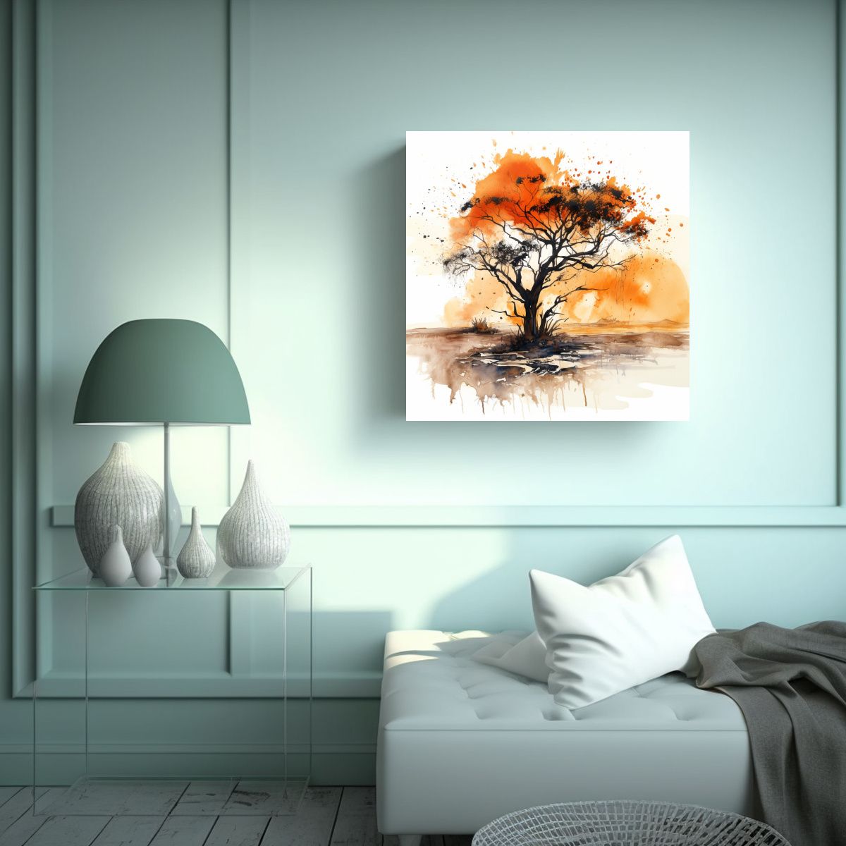 GENERICO - Pinturas Decorativas De Arte Abstracto Equilibrio 60x60 Cm