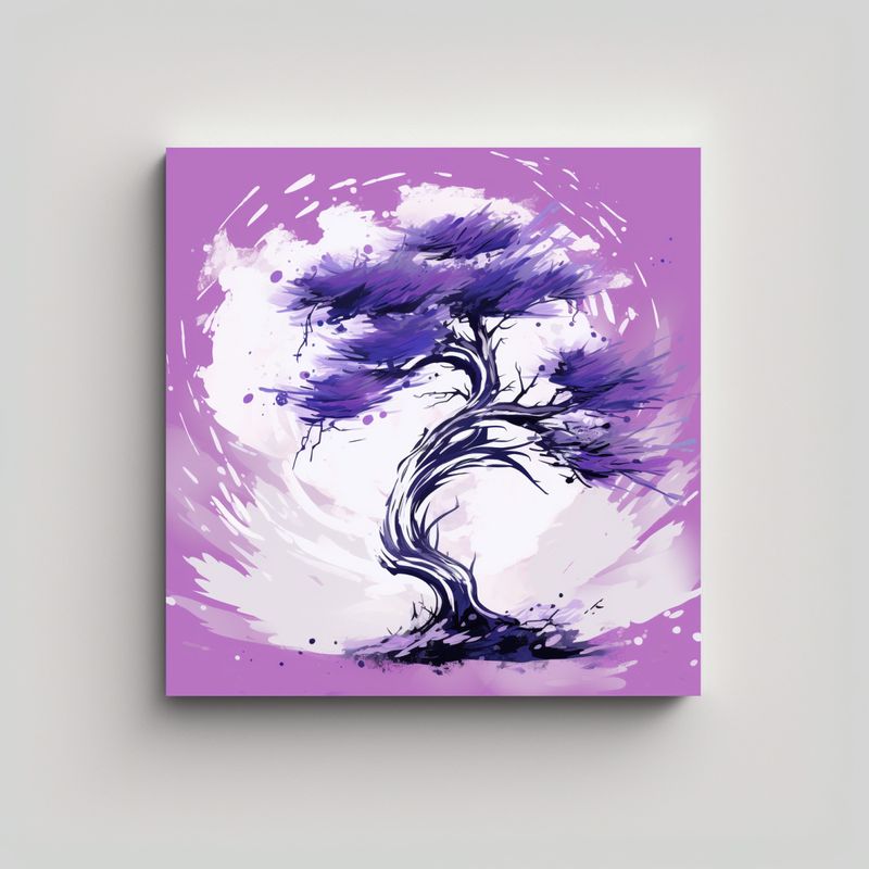 GENERICO - Pintura Decorativa Arte Colores Belleza Natural 70x70 Cm