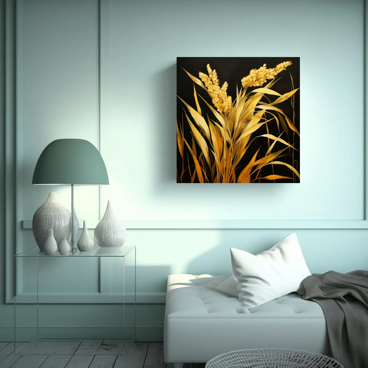 GENERICO - Pintura Decorativa En Lienzo De Tela: Armonía 80x80 Cm