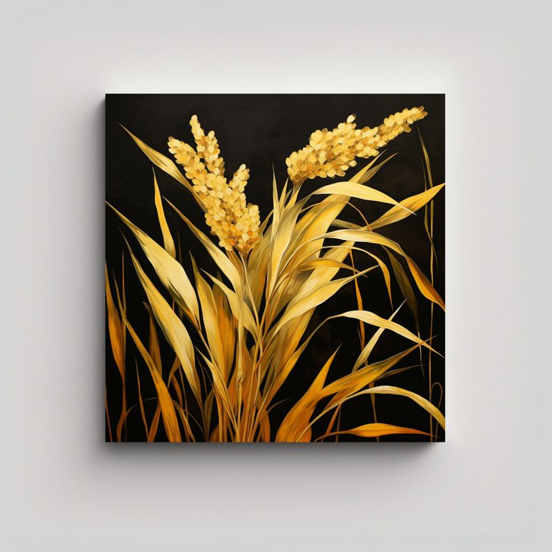 GENERICO - Pintura Decorativa En Lienzo De Tela: Armonía 70x70 Cm