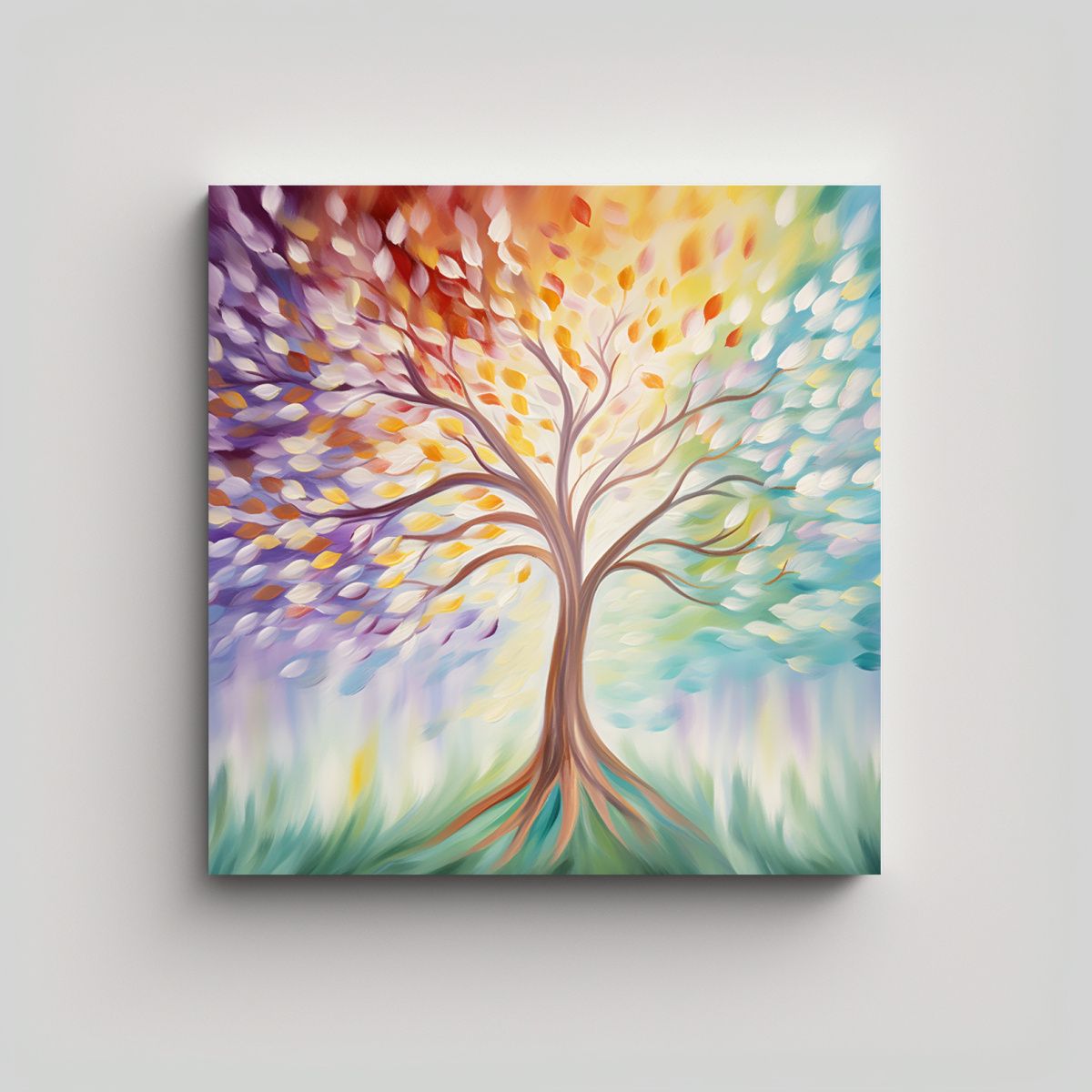 GENERICO - Cuadro Decorativo Expresión Refinada En Bastidor 60x60 Cm