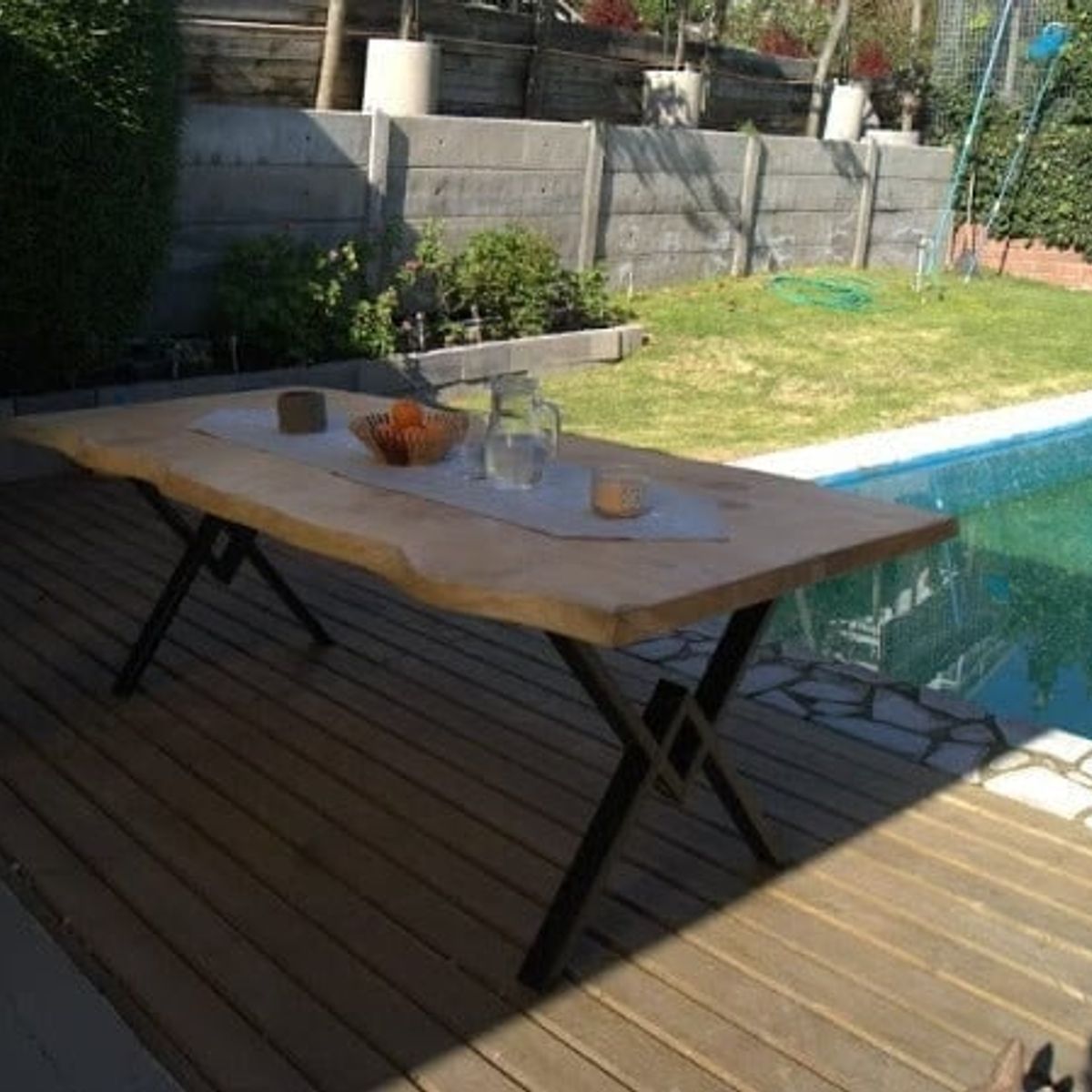 GENERICO - Mesa de Cipres - Base W 160x90