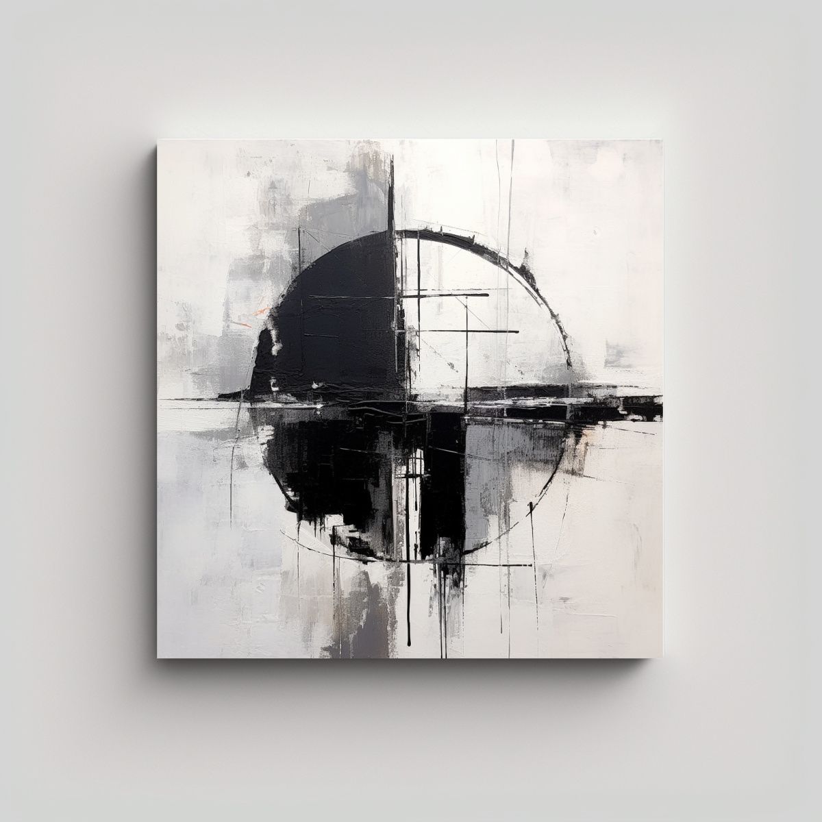 GENERICO - Pintura Moderna Minimalista Abstracta Estilo Arte 90x90 Cm