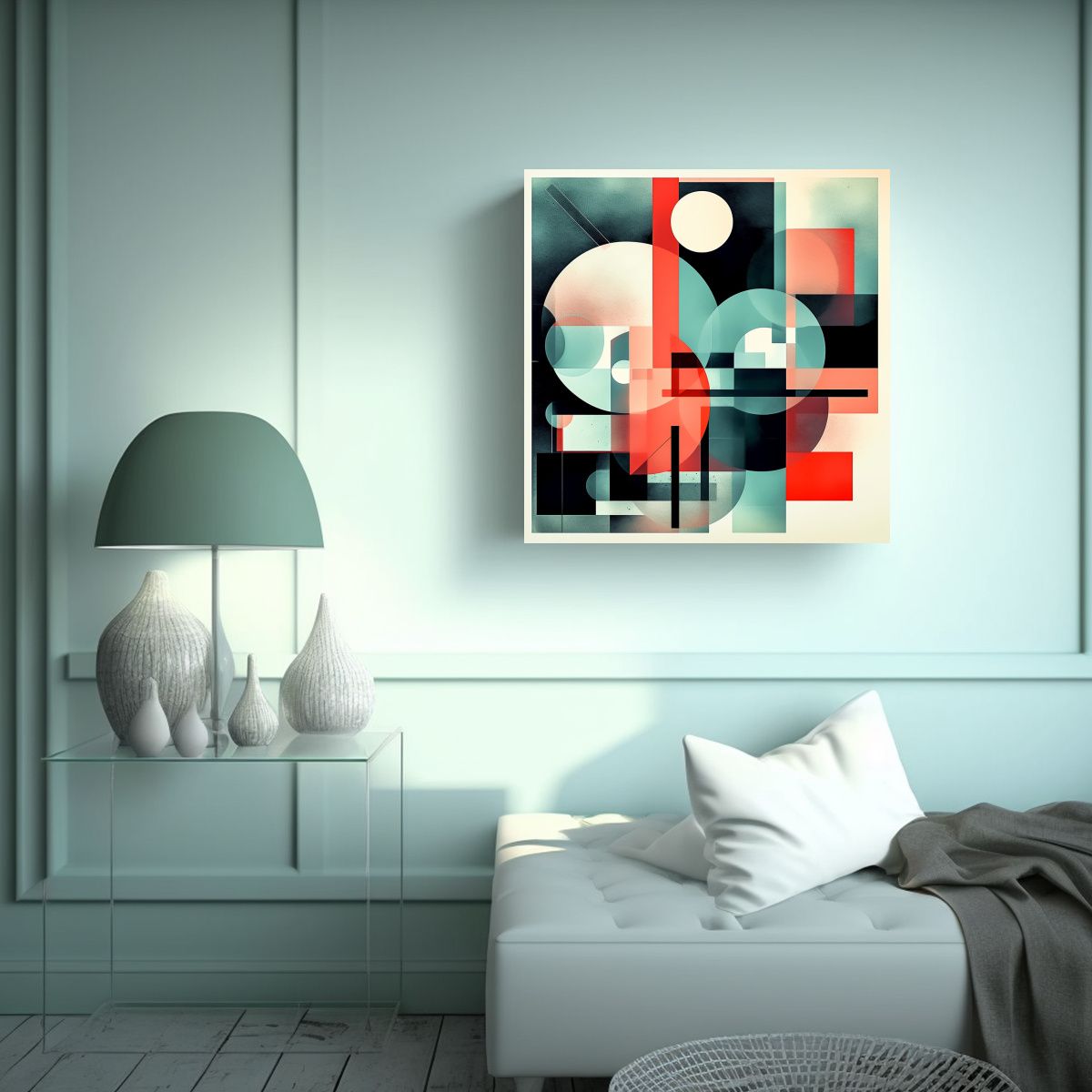 GENERICO - Pinturas Decorativas Abstractas Geométricas En 60x60 Cm