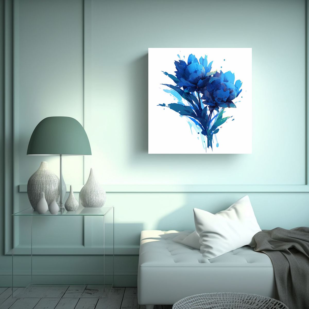 GENERICO - Pintura Decorativa En Estilo Medio, Armonía 90x90 Cm