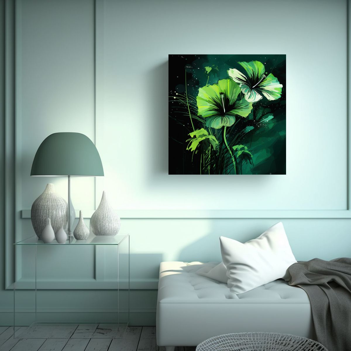 GENERICO - Pinturas Decorativas Inspiradoras Con Detalles 80x80 Cm