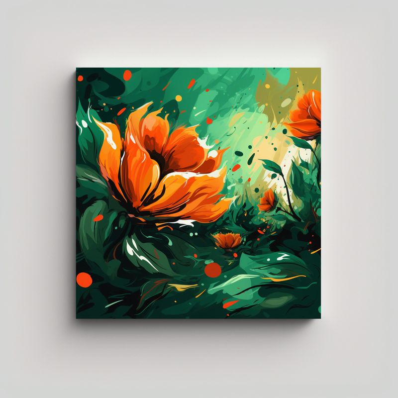 GENERICO - Pinturas De Decoración Vintage Para Sala, Estilo 90x90 Cm