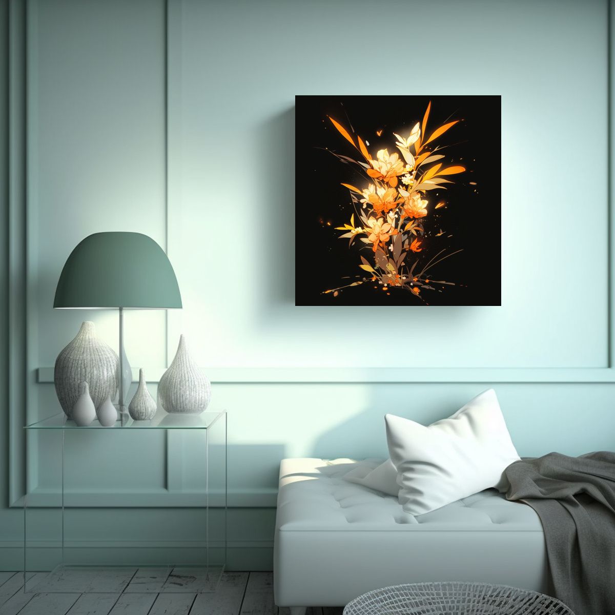 GENERICO - Pinturas De Decoración En Tela Estilo Neonoir 50x50 Cm