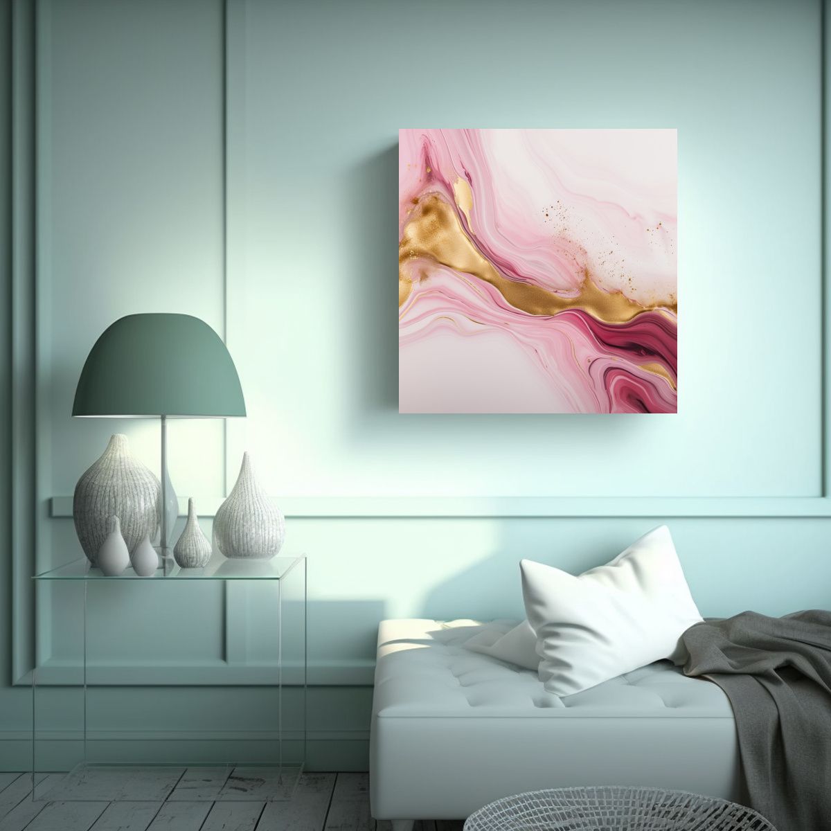 GENERICO - Cuadro Impresión En Lienzo Armonía Elliott 70x70 Cm