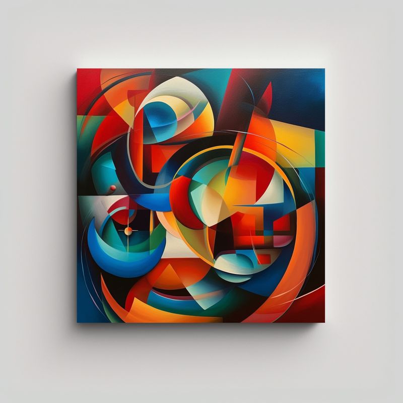 GENERICO - Pinturas Decorativas Que Transmiten Emoción Y 90x90 Cm