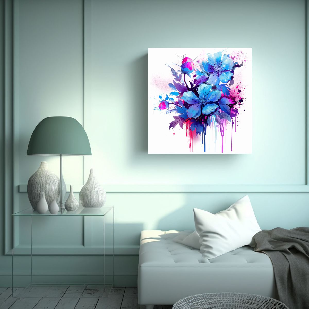 GENERICO - Exposición De Arte Fotográfico En Tono Púrpura 50x50 Cm